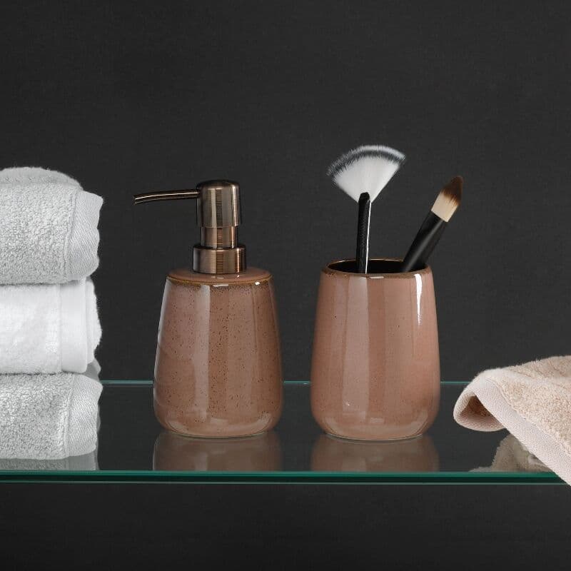 KELA Поставка/Чаша за четки за зъби “Liana“ – пепел от рози