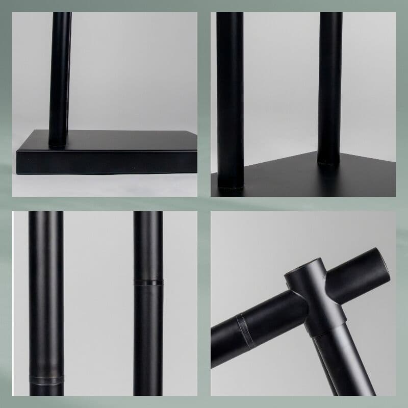 KELA Стояща закачалка за кърпи “Devin“ – черна – свободно стояща