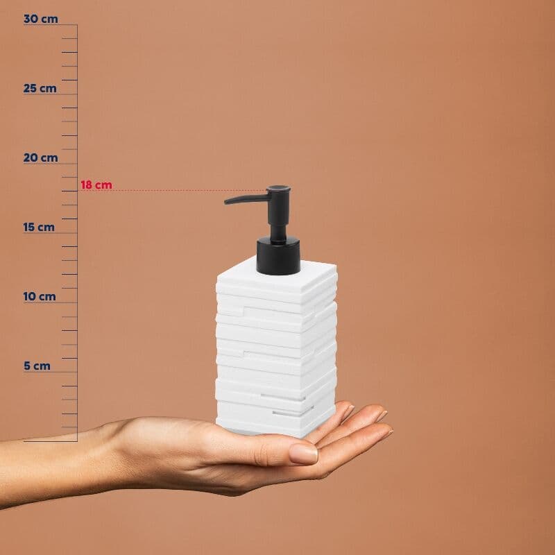 KELA Диспенсър за течен сапун “Posidon“ – бял