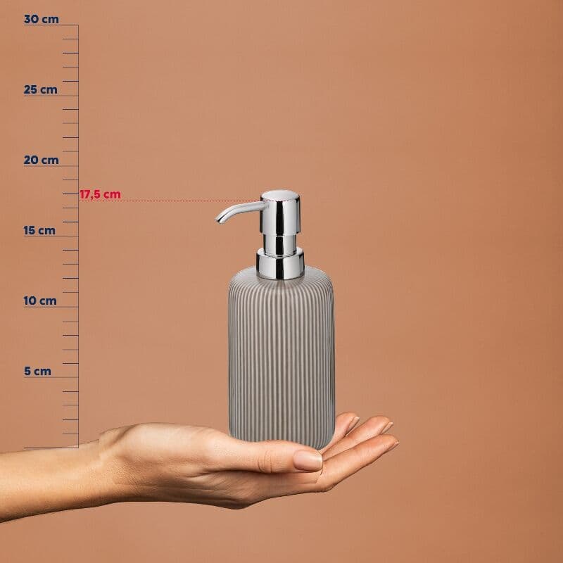 KELA Диспенсър за течен сапун “Ava“ – сив – 350 мл.