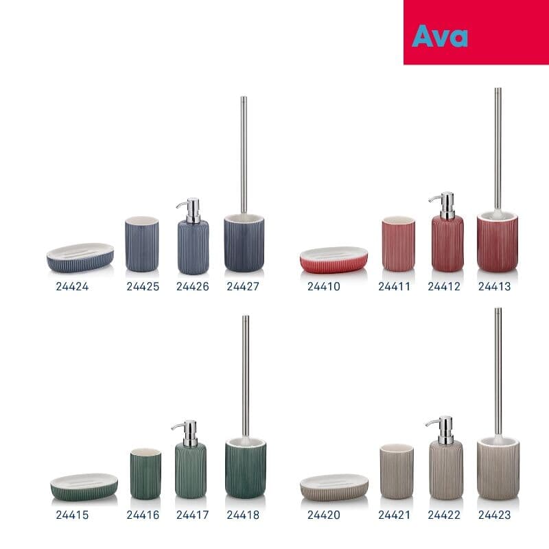 KELA Диспенсър за течен сапун “Ava“ – син – 350 мл.