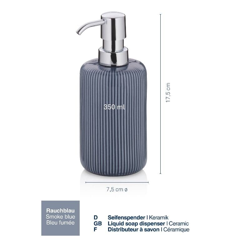 KELA Диспенсър за течен сапун “Ava“ – син – 350 мл.