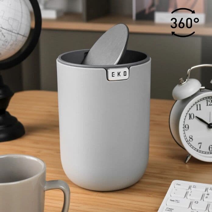 EKO Пластмасово кошче за маса “FANDY – 1,5л. – сиво