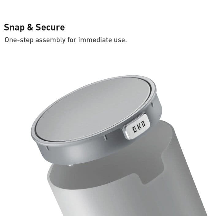 EKO Пластмасово кошче за маса “FANDY – 1,5л. – сиво