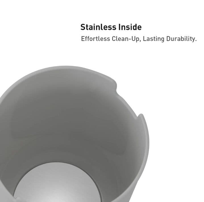 EKO Пластмасово кошче за маса “FANDY – 1,5л. – сиво