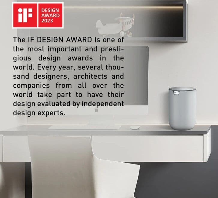 EKO Пластмасово кошче за маса “FANDY – 1,5л. – сиво