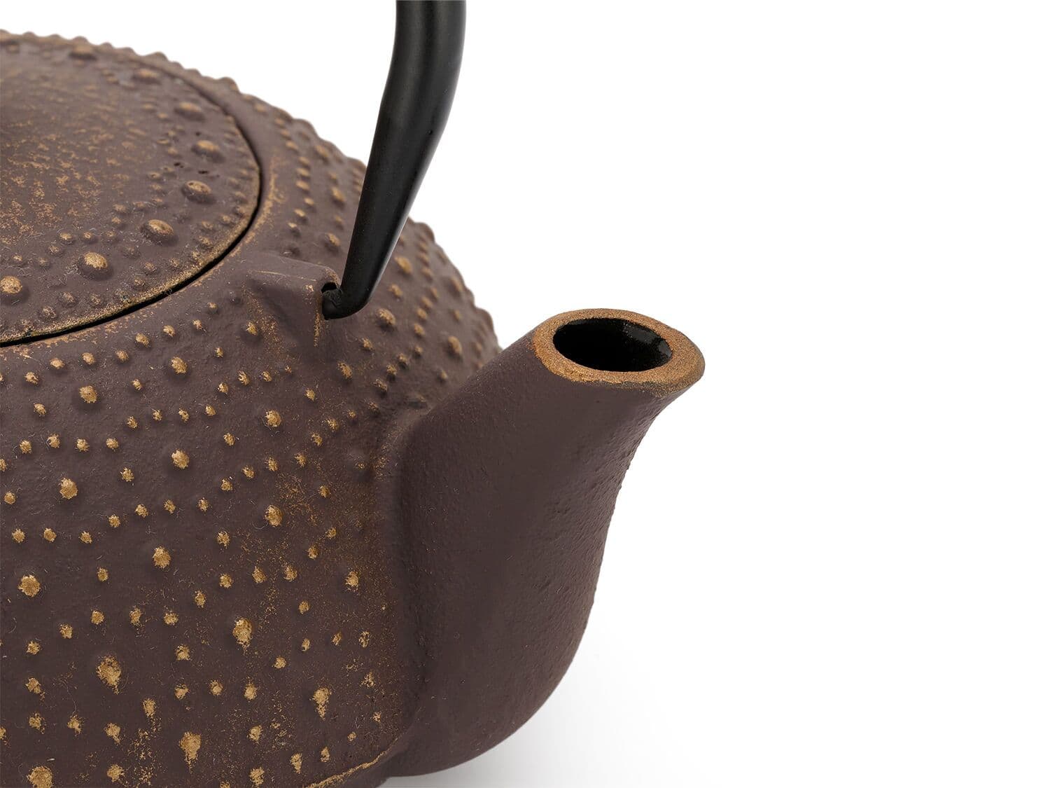 BREDEMEIJER Чугунен чайник “Anhui“ – цвят патладжан – 0,9 л