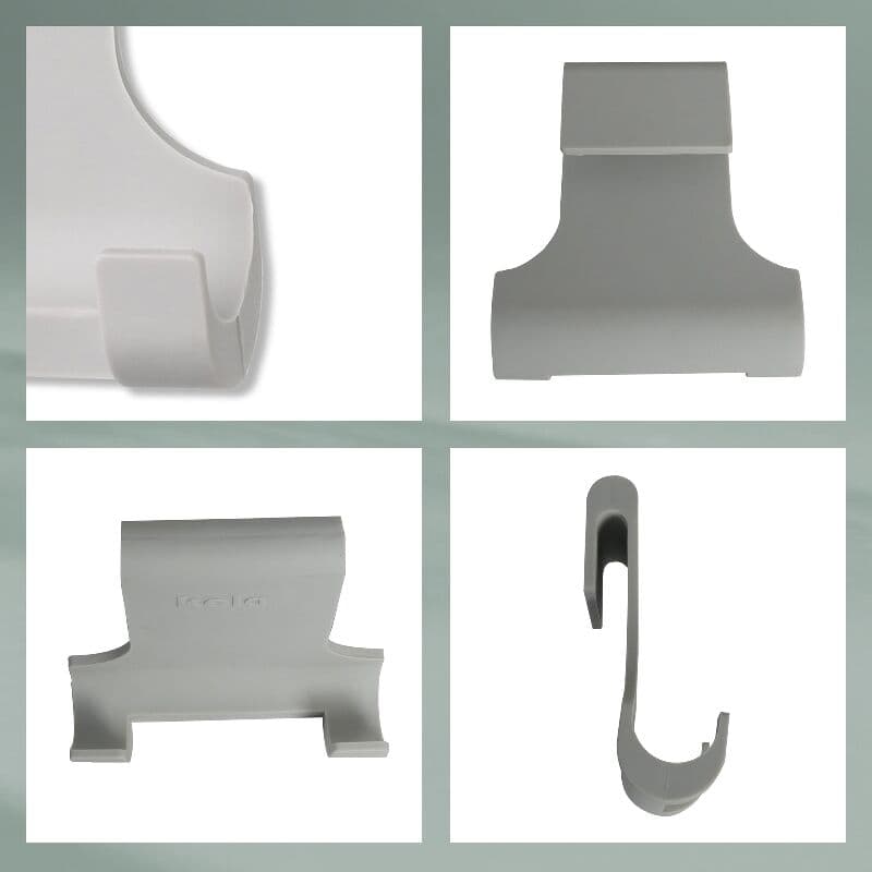 KELA Закачалка “Tim“ – бяла – за врата или стъкло до 9 мм.