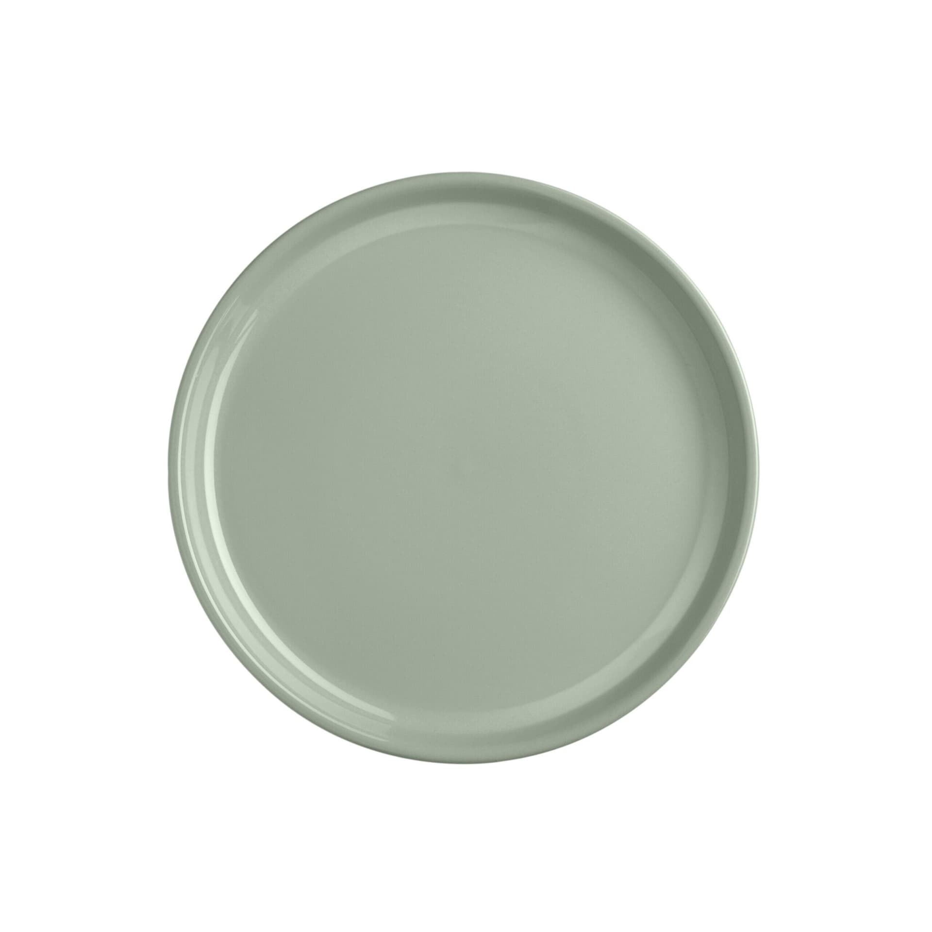 EMILE HENRY Керамична чиния Ø 21 – цвят минт / екрю