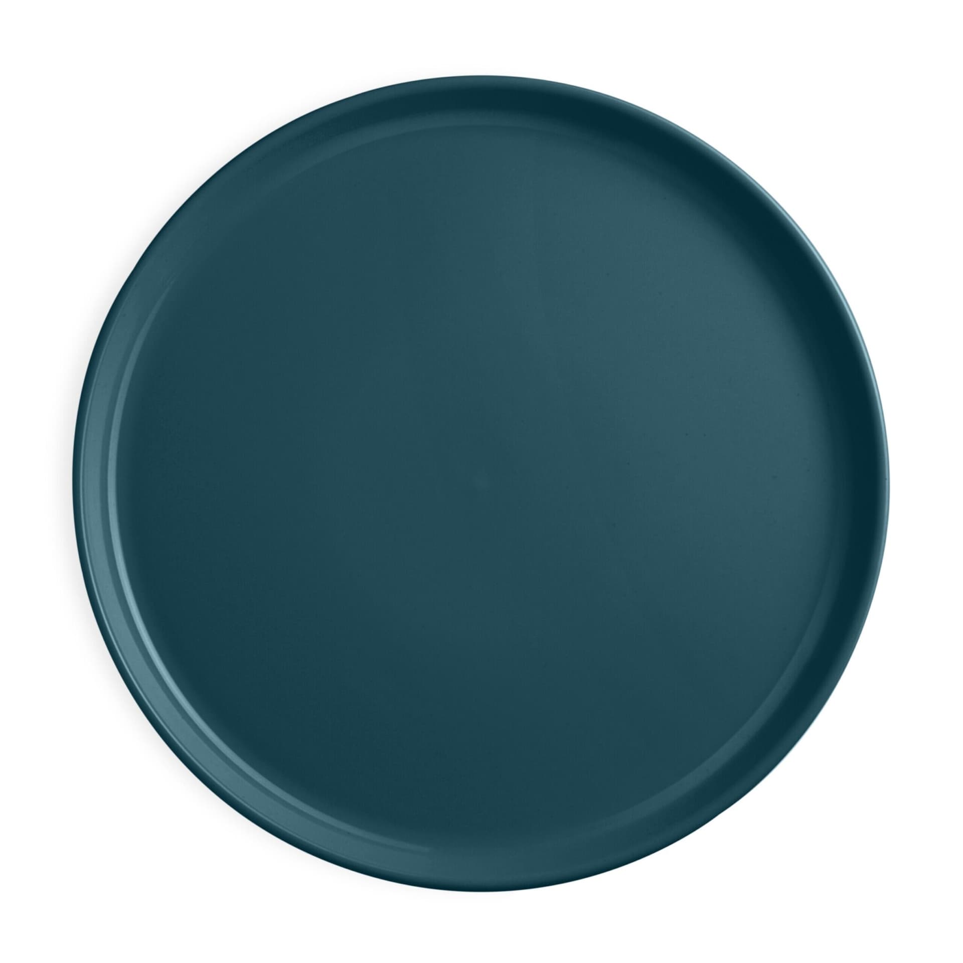 EMILE HENRY Керамична чиния Ø 28 – цвят синьо-зелен / екрю