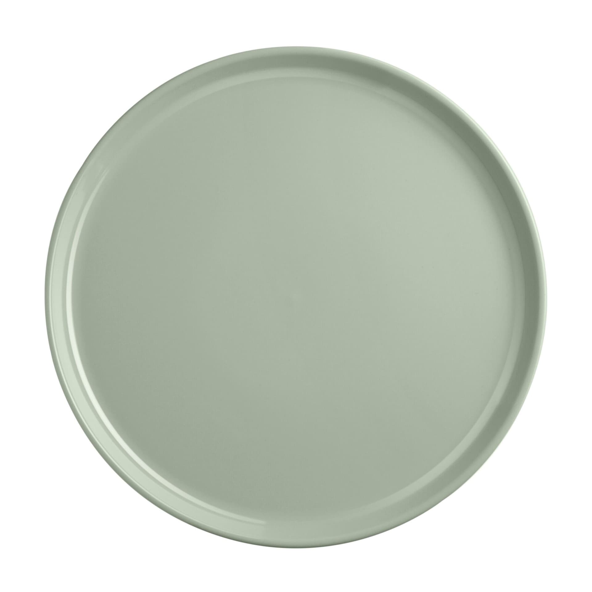 EMILE HENRY Керамична чиния Ø 28 – цвят минт / екрю