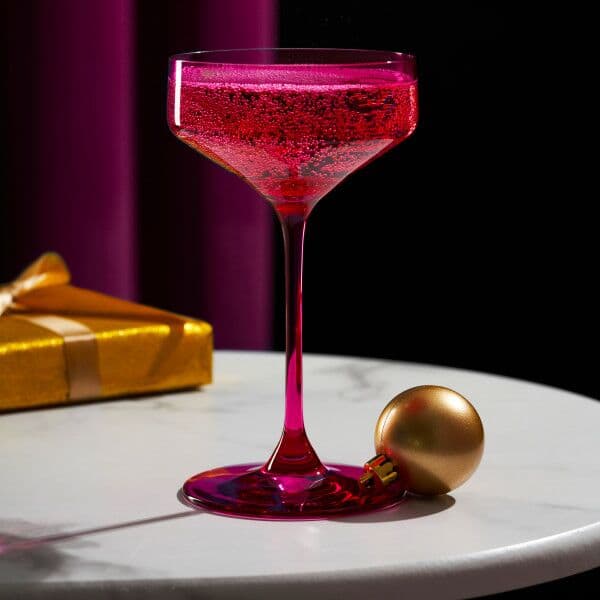 VISKI Чаши за коктейли купе “Nouveau“ 2 бр. – цвят горски плодове – 192 мл.