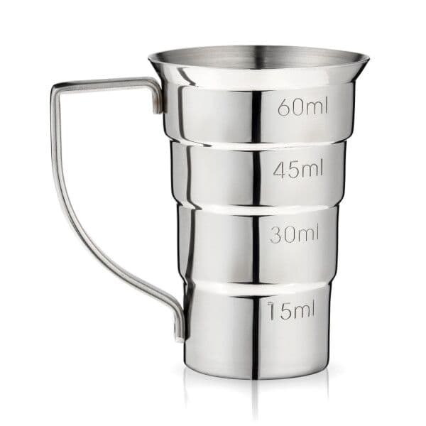 VISKI Стъпаловиден джигър/мярка за алкохол - 15/30/45/60 мл