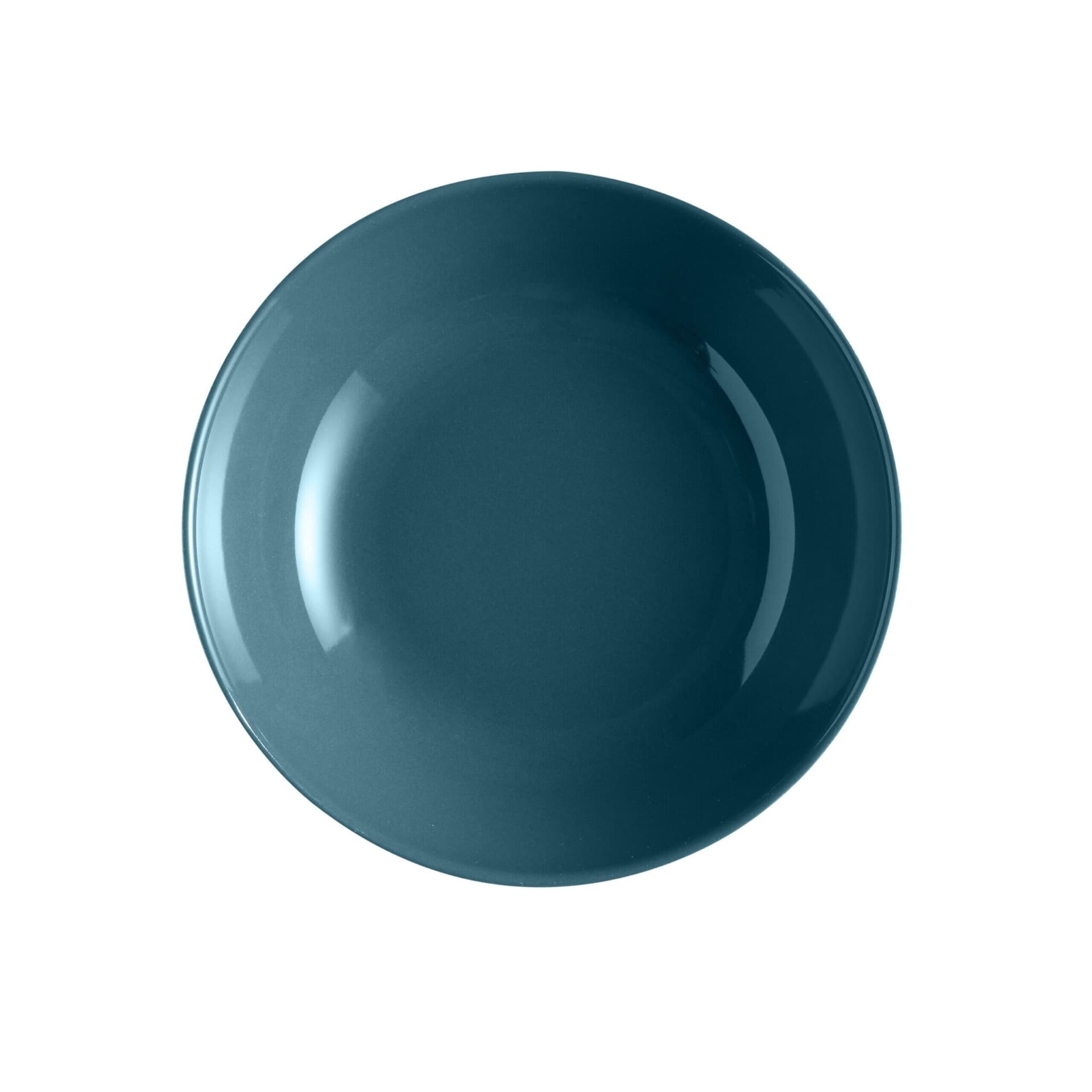 EMILE HENRY Керамична купа Ø 22,5 – цвят синьо-зелен / екрю