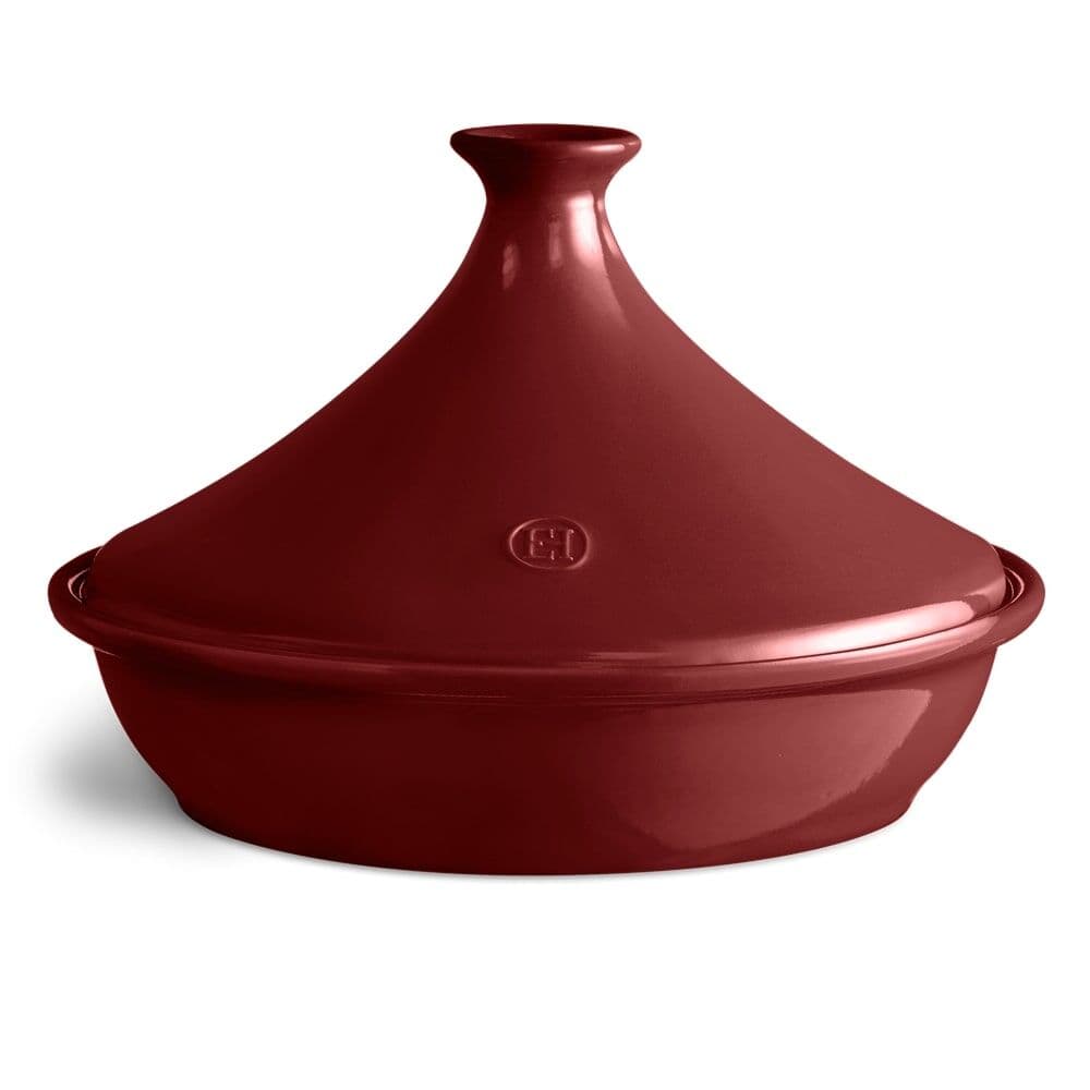 EMILE HENRY Керамичен тажин - Ø 32 см - цвят тъмночервен