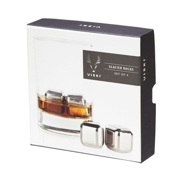 VISKI Стоманени охладители “Glacier Rocks“ – 4бр.
