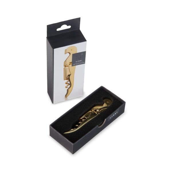 VISKI Тирбушон с 24 К златно покритие “Signature Gold“
