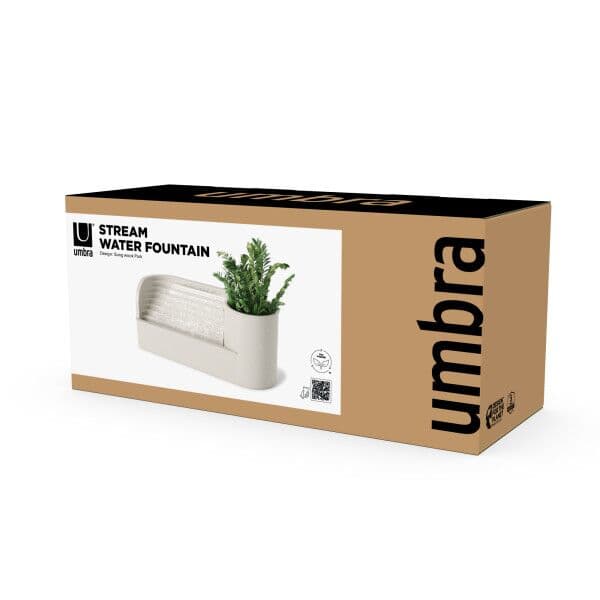 UMBRA Настолен декоративен фонтан “STREAM“ – цвят пясък
