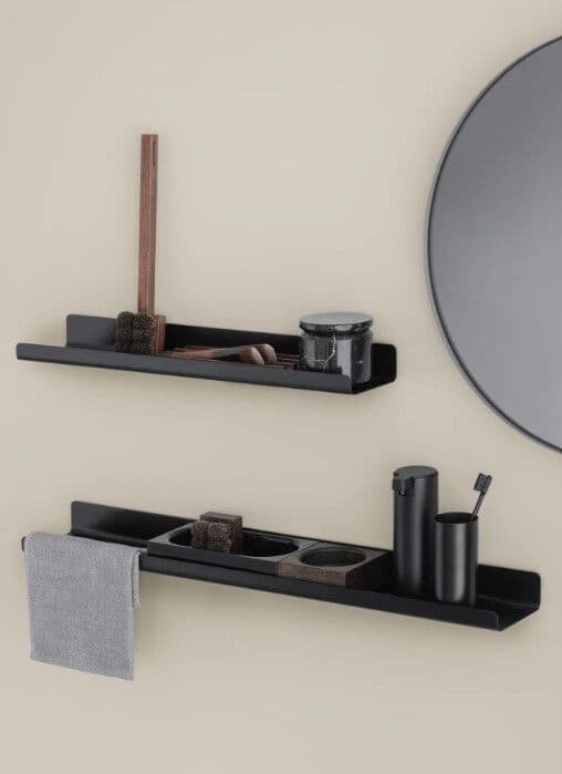 BLOMUS Рафт за стенен монтаж MODO – 34см – цвят черен