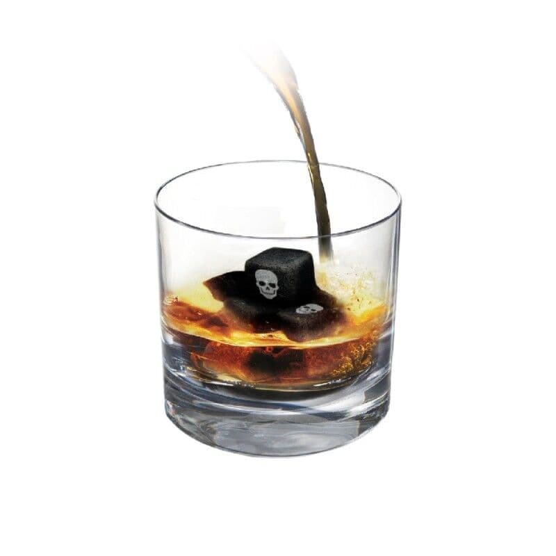 Vin Bouquet Сет черни охладители за напитки – ЧЕРЕП – 9 бр.