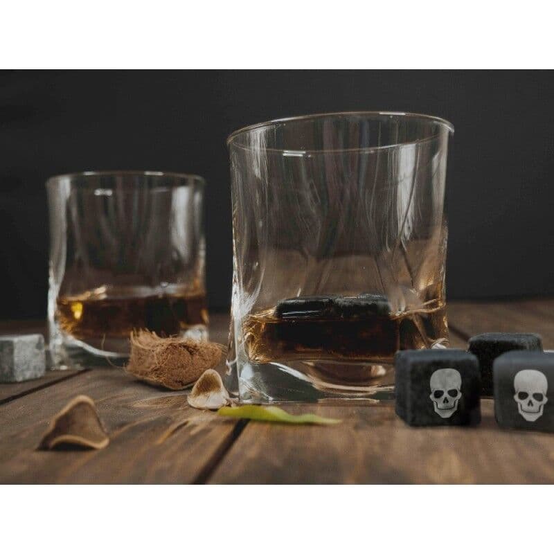 Vin Bouquet Сет черни охладители за напитки – ЧЕРЕП – 9 бр.