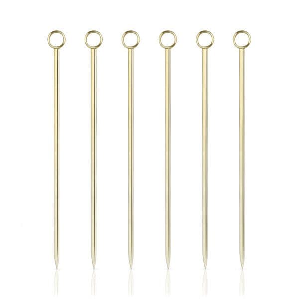 VISKI Коктейлни клечки 6бр. “Gold“