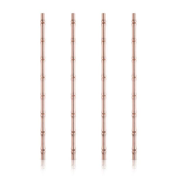 VISKI Коктейлни сламки “Bamboo Copper“ - 4бр.
