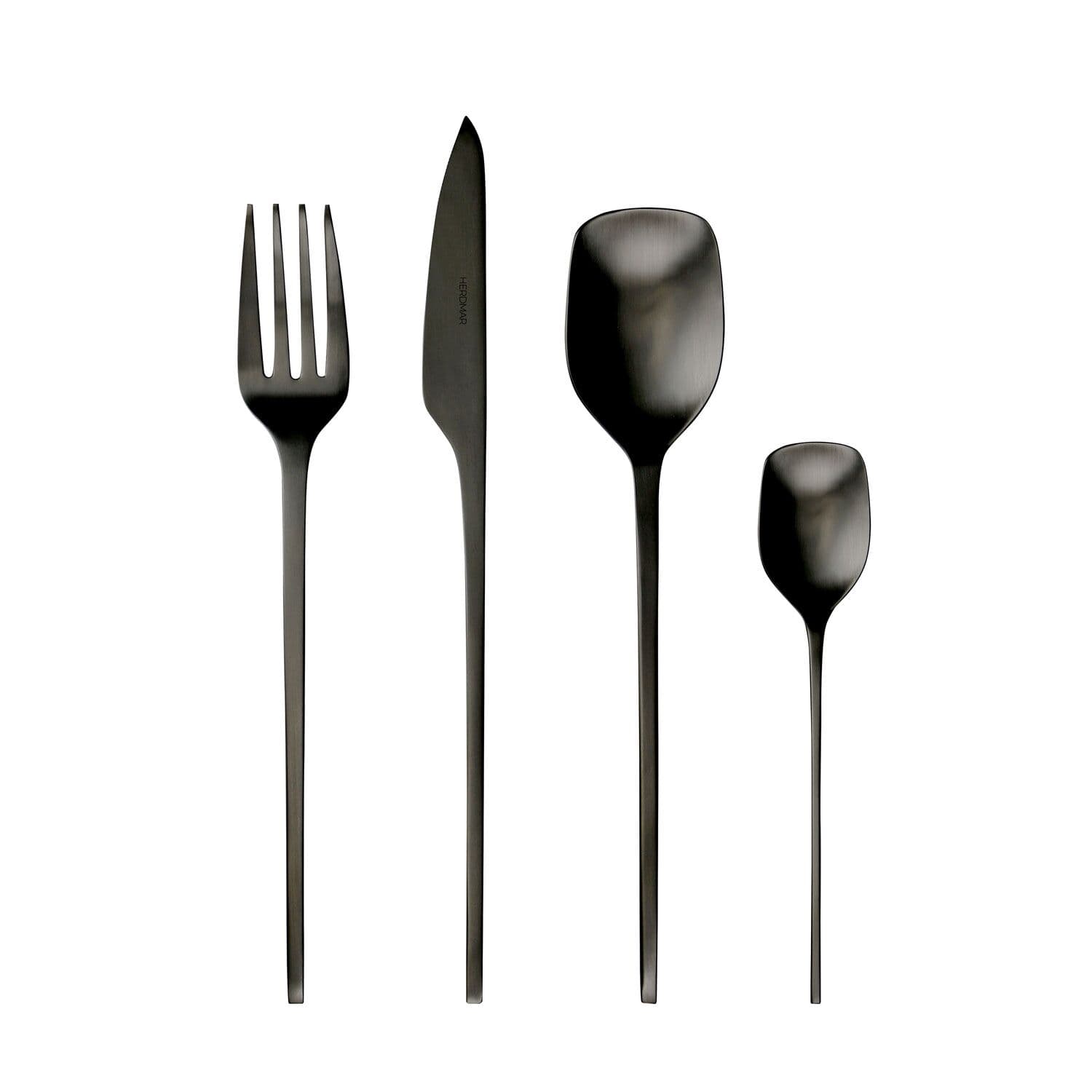 HERDMAR Прибори за хранене “VERSO“- 24 части - черен мат