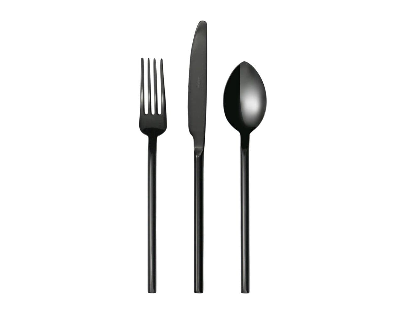 HERDMAR Прибори за хранене “DESIRE“- 24 части – черен мат