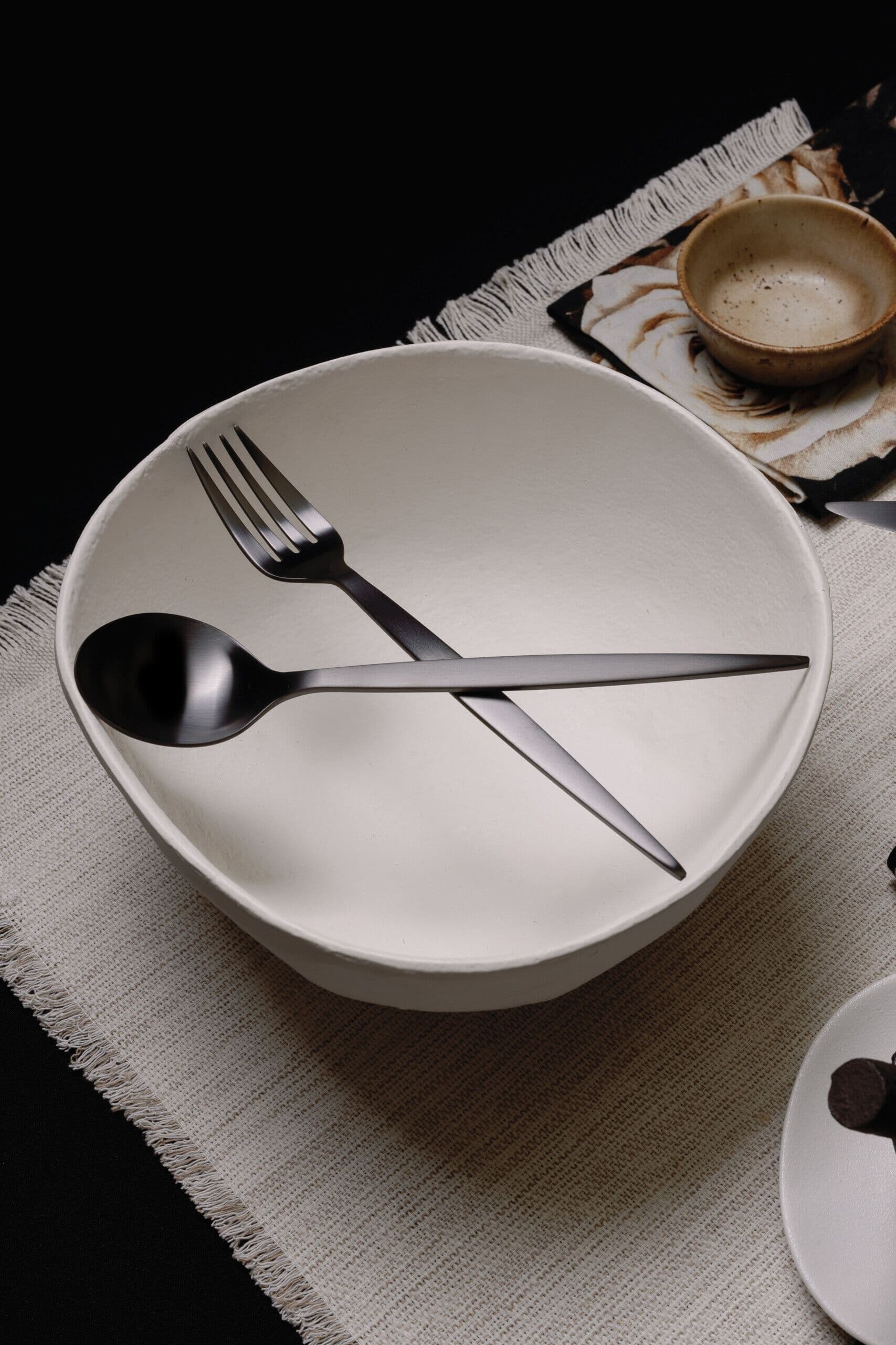 HERDMAR Прибори за хранене “KOS“- 24 части – черен мат