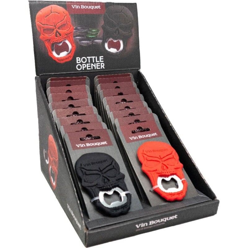 Vin Bouquet Отварачка за бутилки ЧЕРЕП – червена