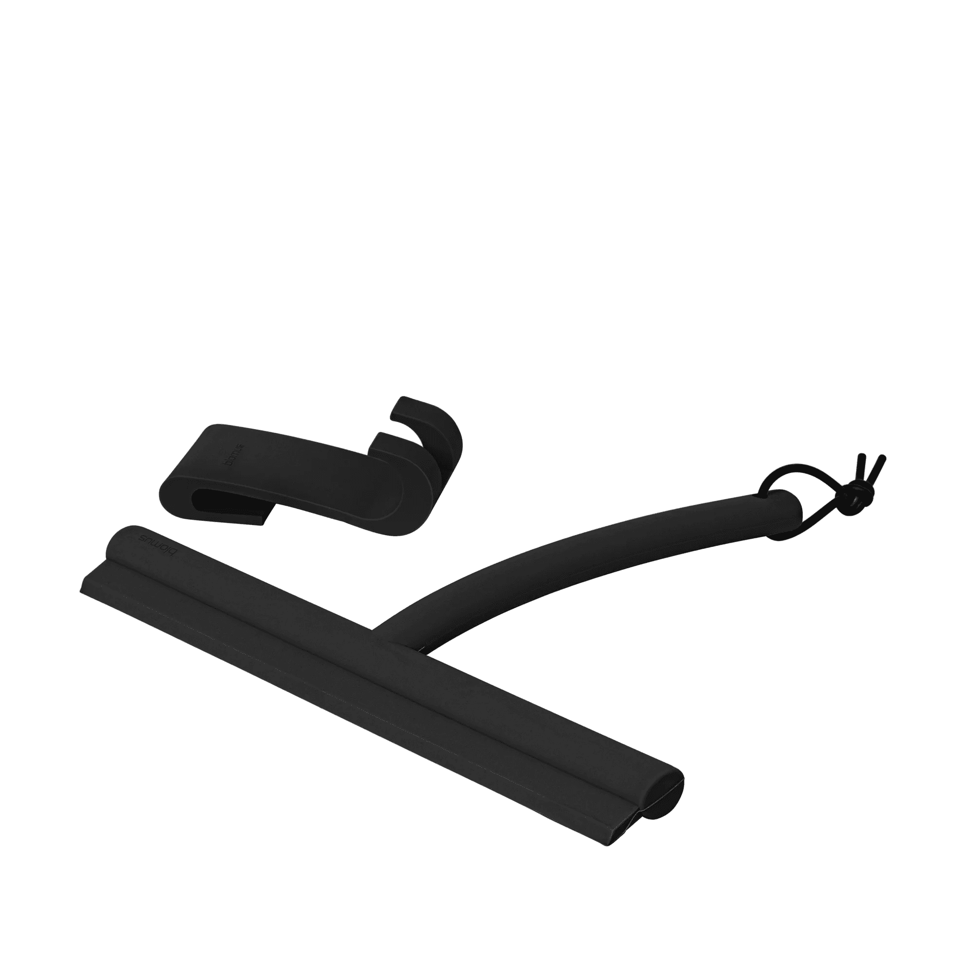 BLOMUS Прибор за подсушаване на прозорци и огледала + закачалка за врата “VIPO“ – цвят черен