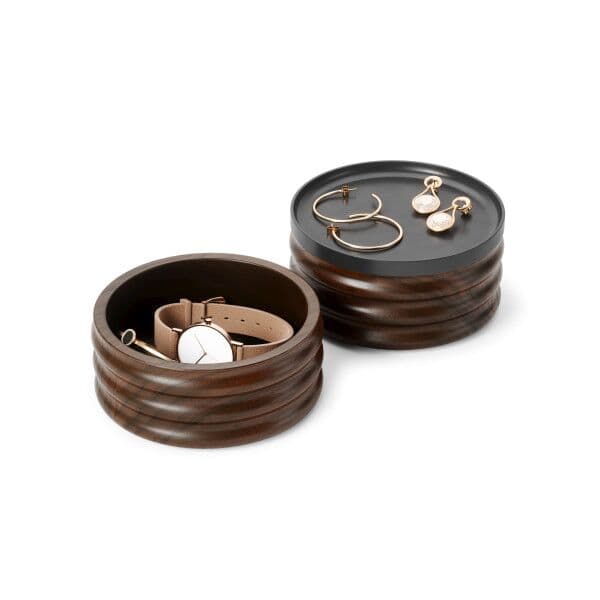 UMBRA Дървена кутия за бижута и аксесоари “TESORA“ – цвят черен / орех