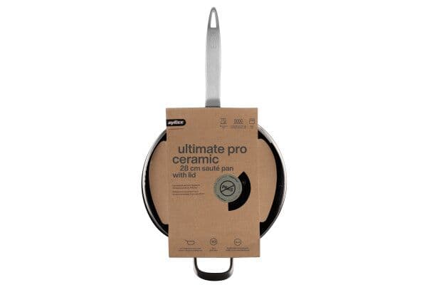 “ZYLISS COOK ULTIMATE PRO CERAMIC“ – Индукционен тиган с керамично покритие – Ø 28 см. – със стъклен капак