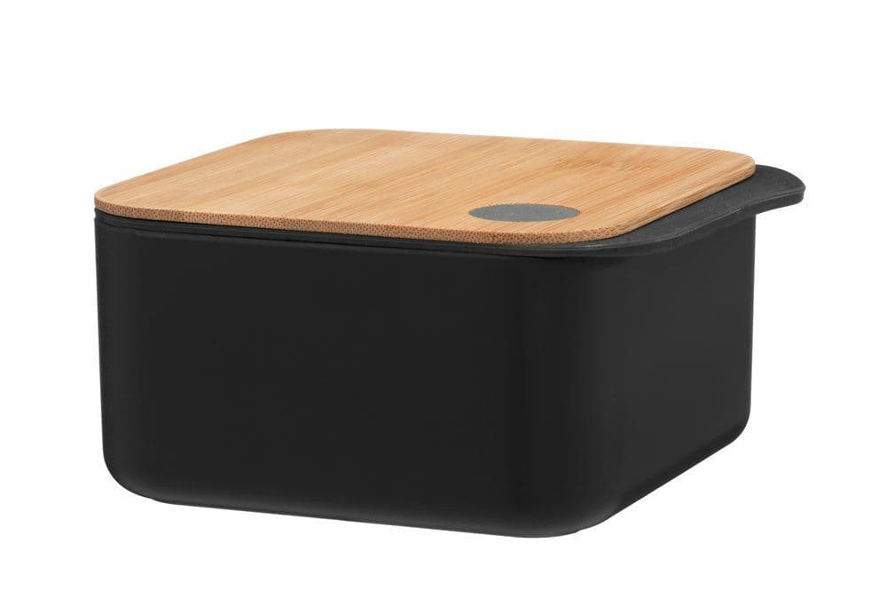 MAKU Кутия за съхранение с бамбуков капак 0,6 л. – размер М