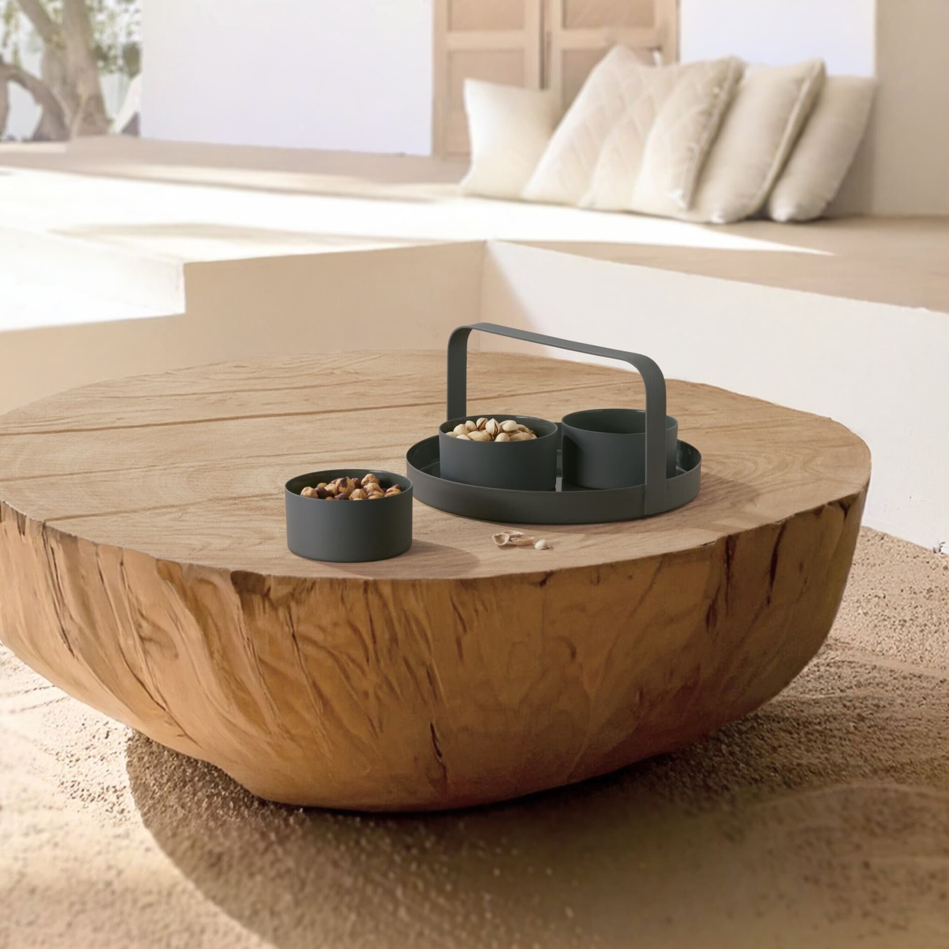 PHILIPPI Комплект поднос с 3 бр. купички “CLARA“