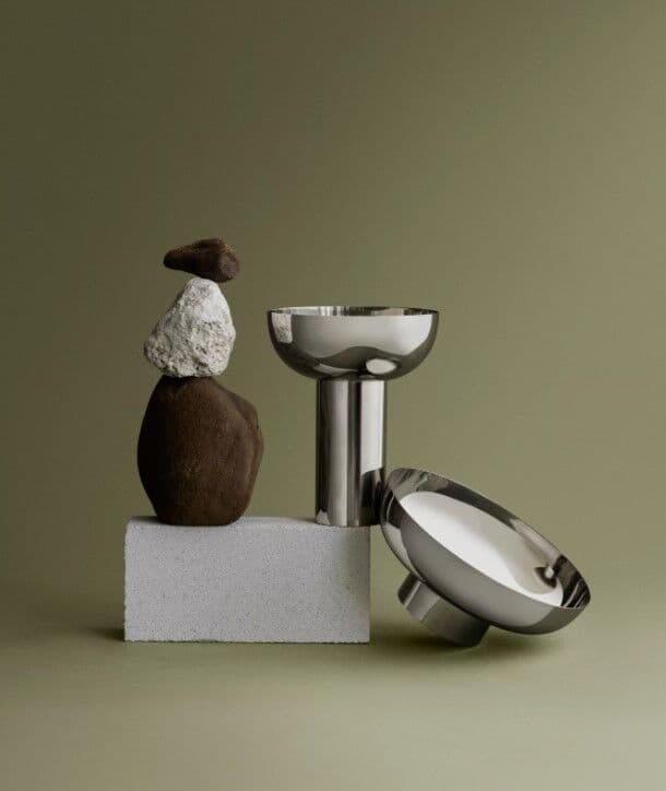 BLOMUS Ваза икебана MIYABI, ниска – полирана