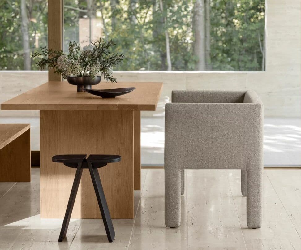 BLOMUS Ваза икебана MIYABI, ниска – цвят “Burned Metal“