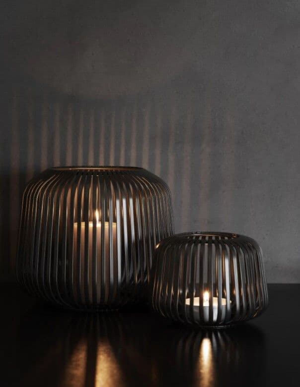 BLOMUS Свещник “LITO“ – размер M – цвят “Burned Metal“