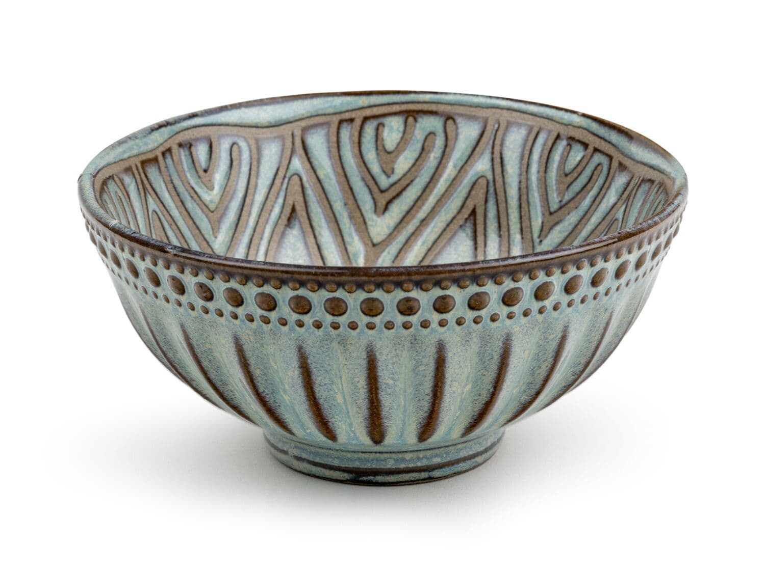 BREDEMEIJER Сет от 5 порцеланови купички за чай “Jara“ –  флорални мотиви