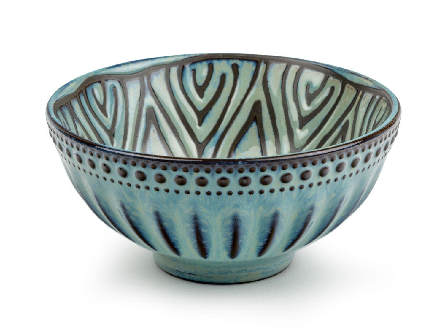 BREDEMEIJER Сет от 5 порцеланови купички за чай “Jara“ –  флорални мотиви