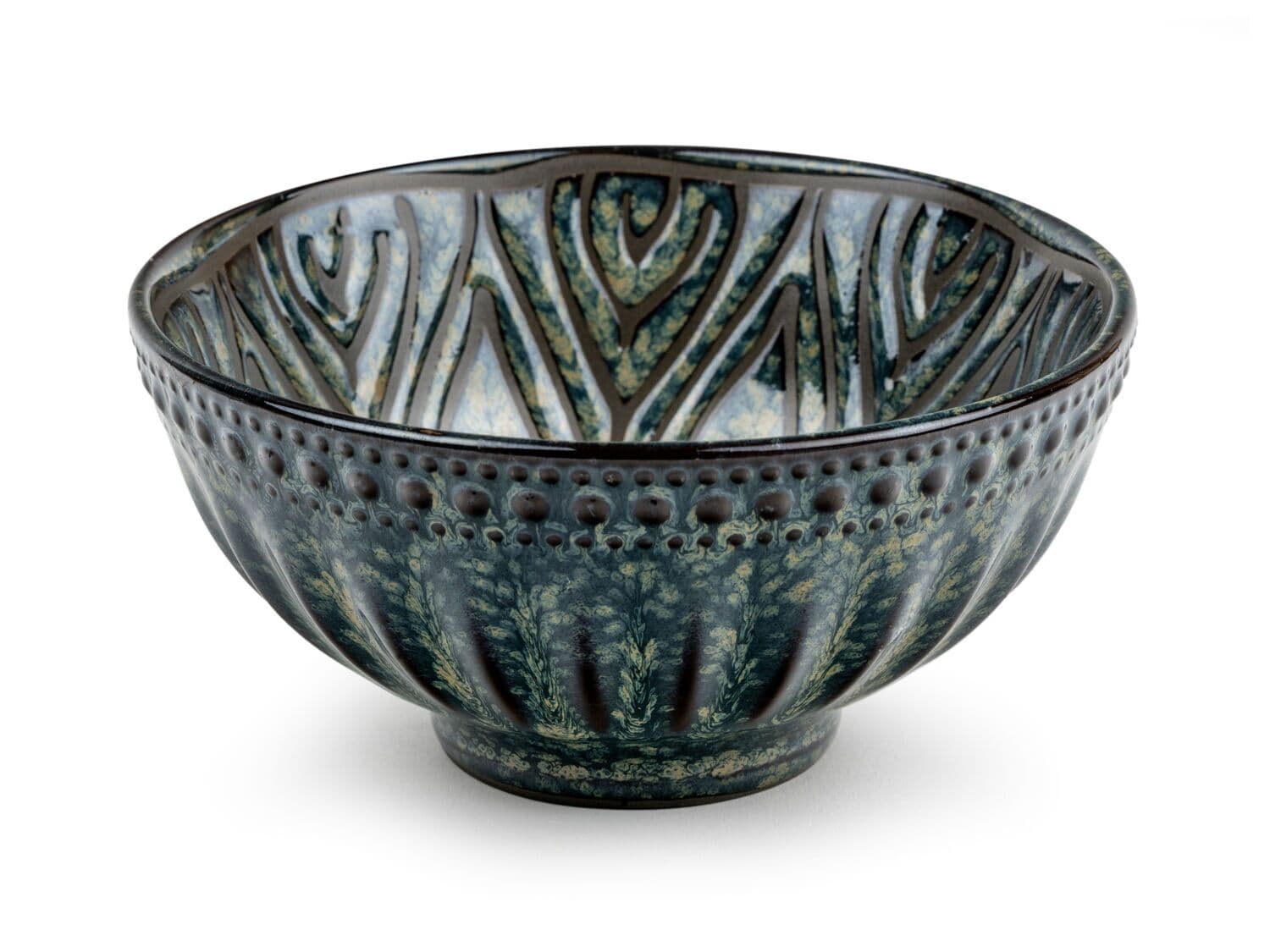 BREDEMEIJER Сет от 5 порцеланови купички за чай “Jara“ –  флорални мотиви