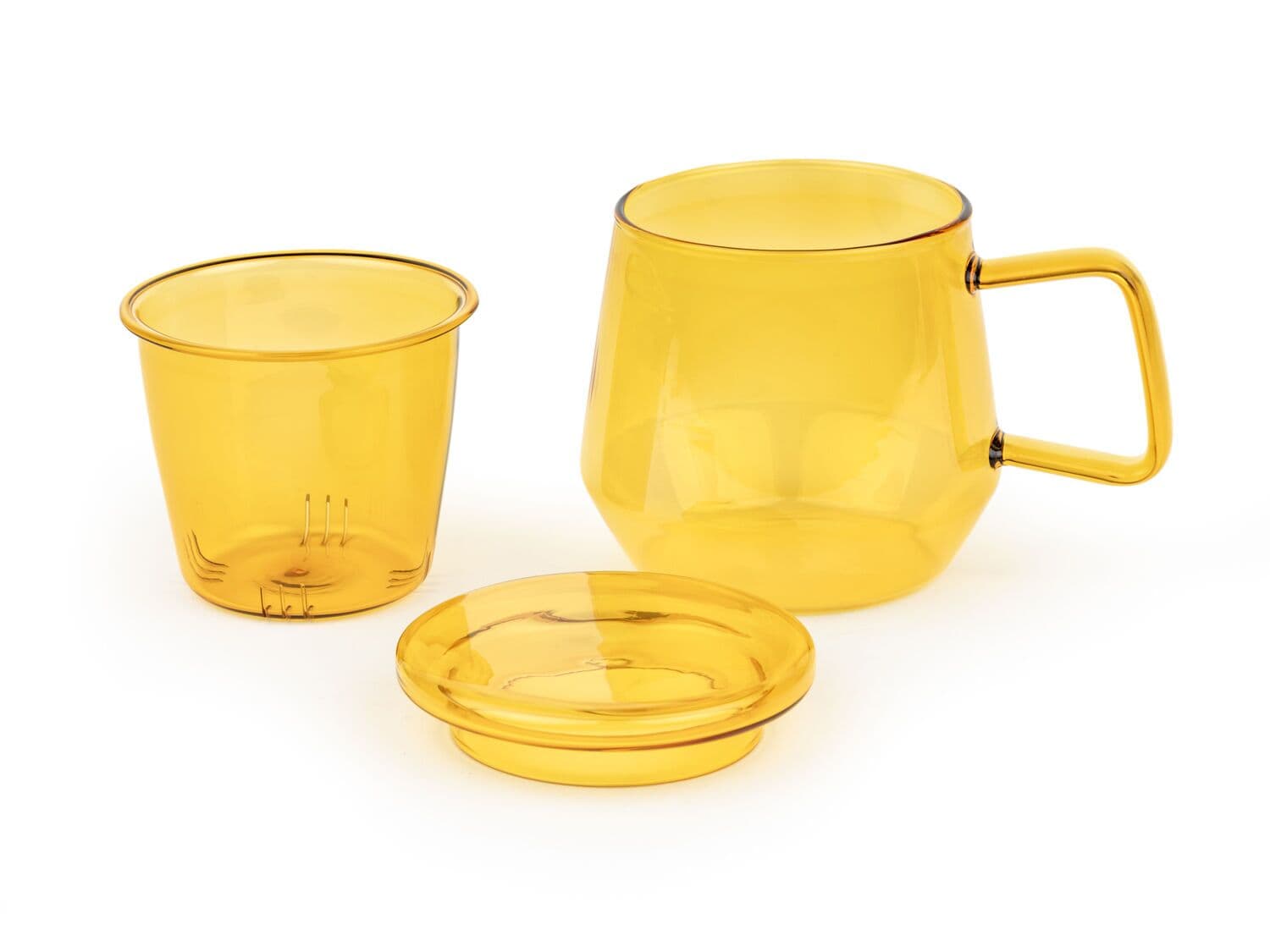 BREDEMEIJER Стъклен сет за чай “Livorno“ – 0,290 л. – цвят кехлибар