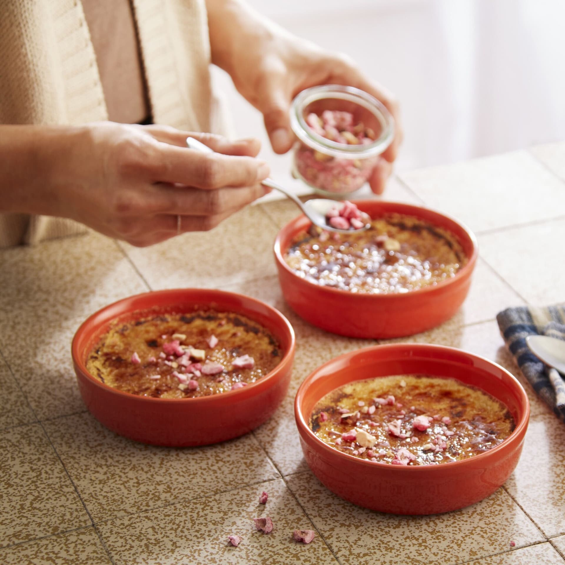 EMILE HENRY Керамична купичка за крем брюле – цвят екрю