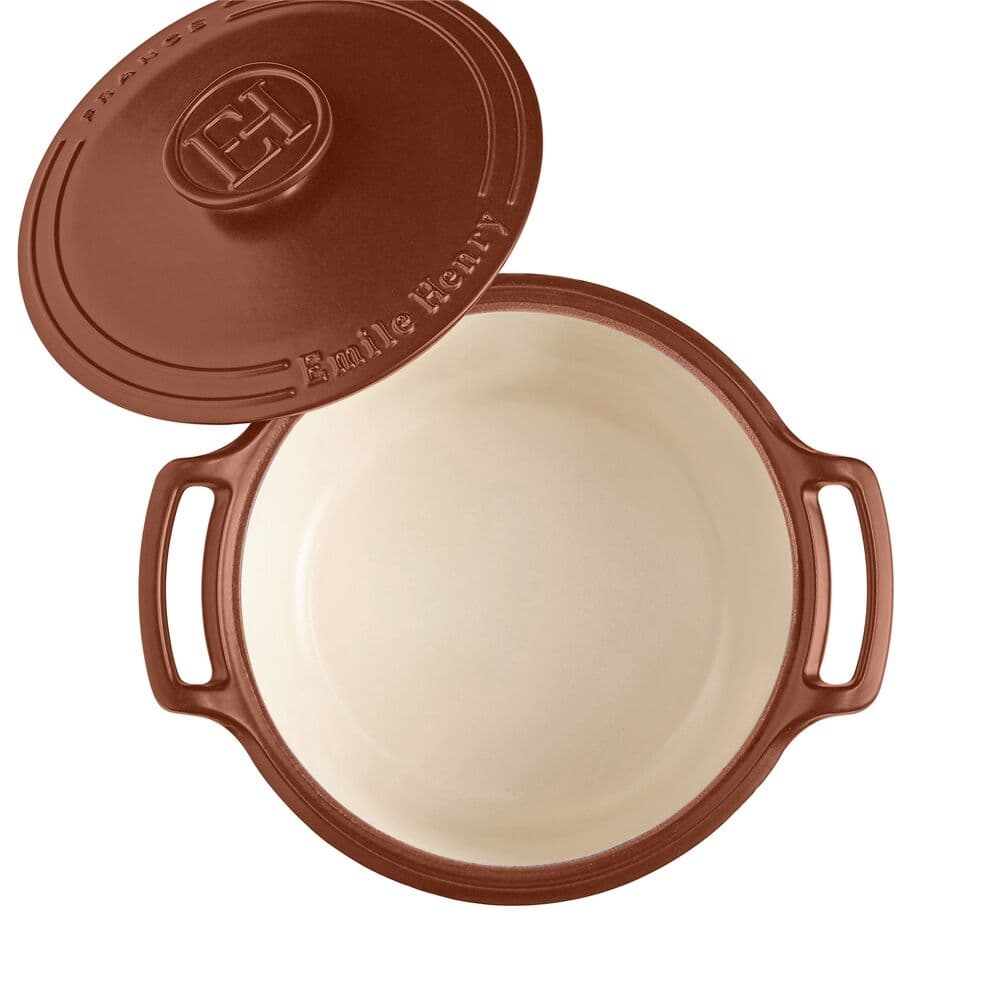 EMILE HENRY Керамична тенджера “Sublime“ Ø 28,5 см, 4л – цвят керемидено кафяво