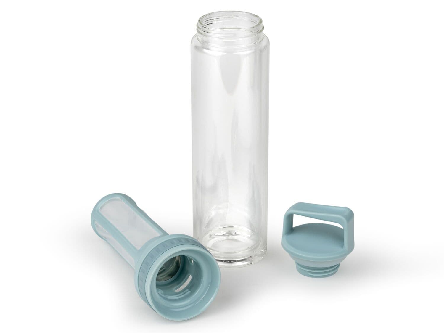 LEOPOLD VIENNA Стъклена филтрираща бутилка за студено кафе “Moshi“ – цвят мента – 400 мл.