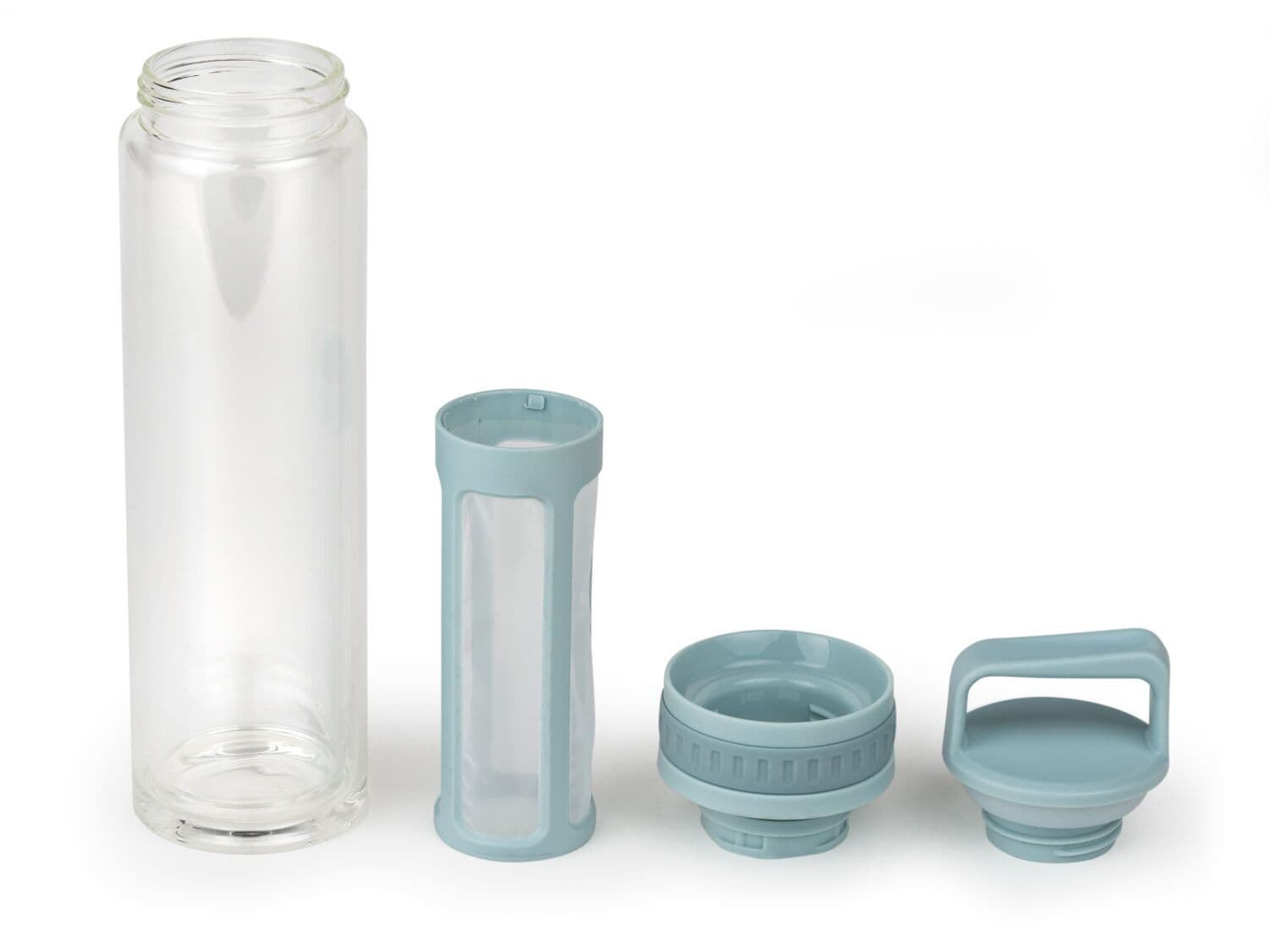 LEOPOLD VIENNA Стъклена филтрираща бутилка за студено кафе “Moshi“ – цвят мента – 400 мл.