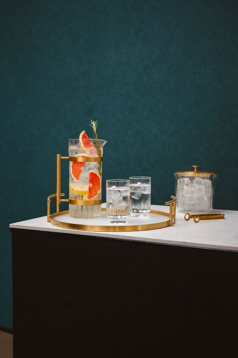 LEOPOLD VIENNA Стъклен съд за лед с щипки “Arinto“