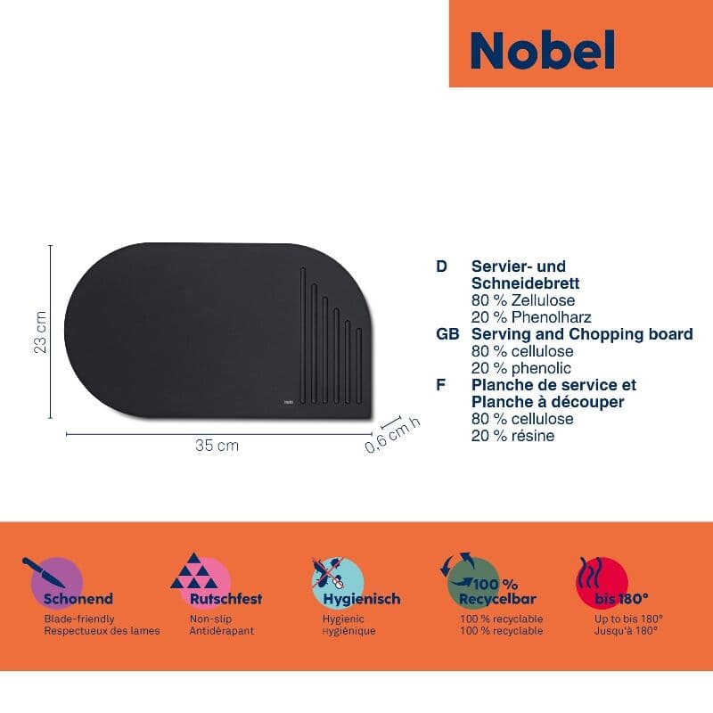KELA Дъска за рязане и сервиране “Nobel“ – 42 x 24 см.