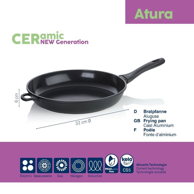 KELA Тиган с керамично покритие “Atura“ – Ø 32 см.